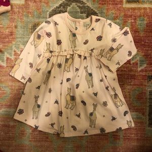 Baby girl llama dress